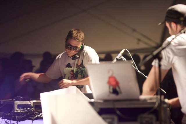 Laptop DJ at Coachella