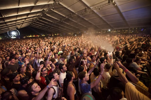 Coachella 2012: Hands Up in the Crowd