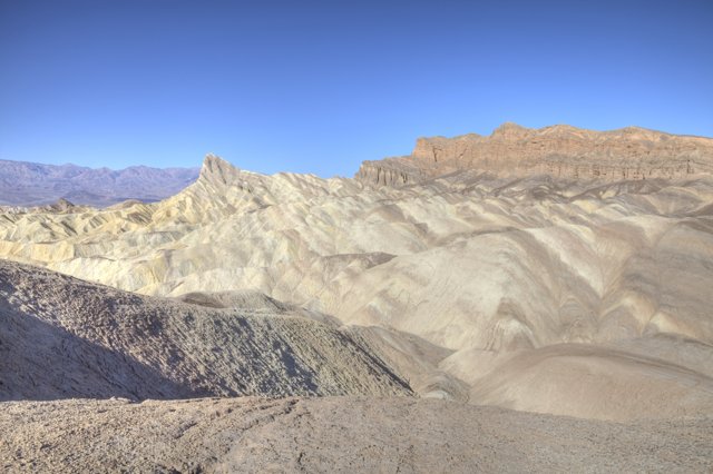 The Majestic View from the Top of the Badlands in Death Valley