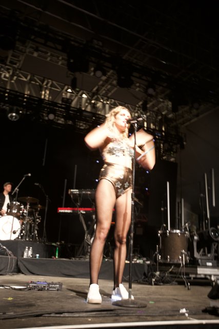 Bikini-Clad Woman Takes the Stage at Coachella