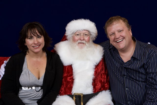 Artie P and Friends Get Cozy with Santa Claus