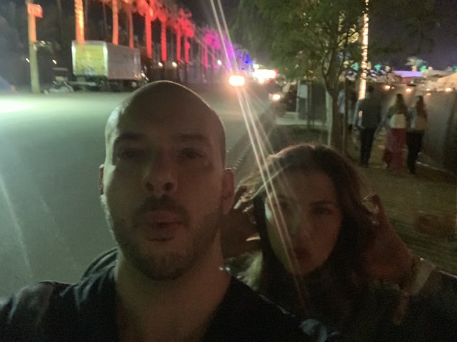 Night Selfie in the City