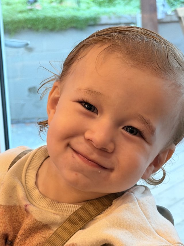 Joyful Toddler Portrait by the Window