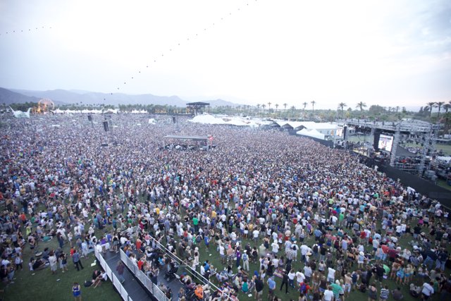 Coachella Sunday Concert Crowd