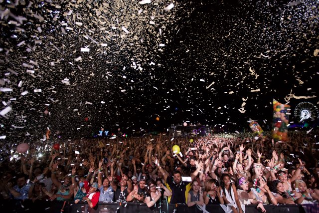 Confetti Chaos at Coachella