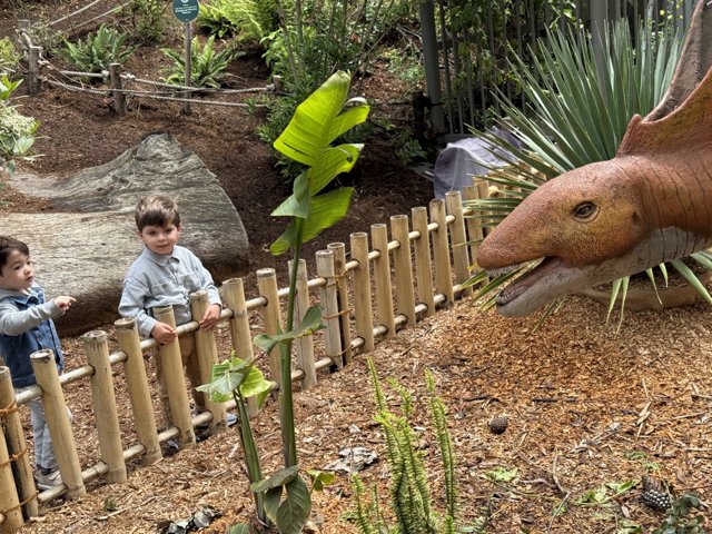 Little Explorers in a Prehistoric Playground