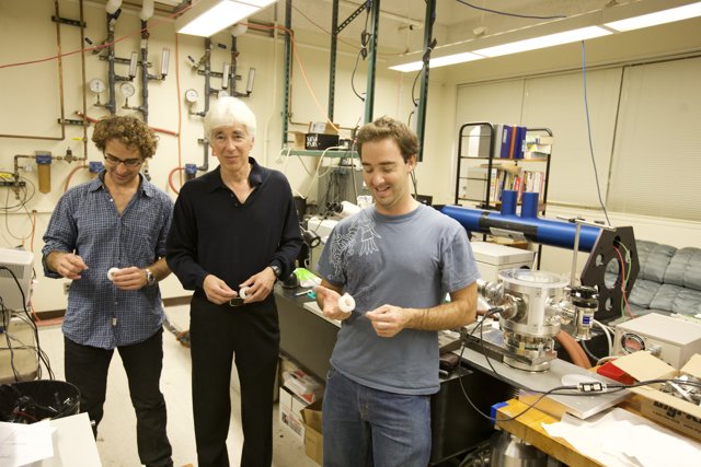 Three Men Conducting Factory-Grade Research in Laboratory