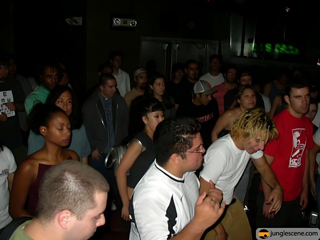 Nightclub Crowd on the Dance Floor