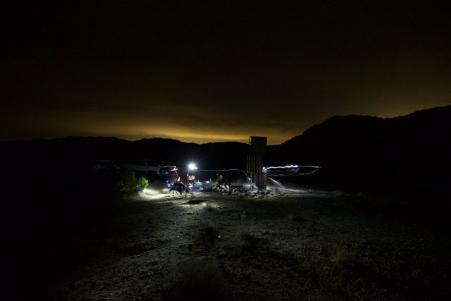 Night Camping at the Airfield