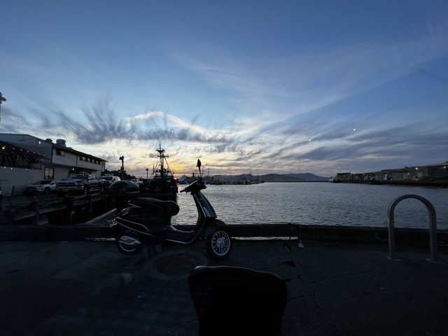 Sunset Scooter on the San Francisco Waterfront
