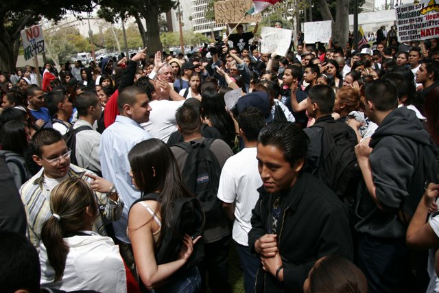 School Walkout Protest in the Park