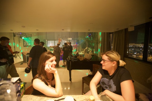 Late Night DEF CON Party in Las Vegas High-Rise