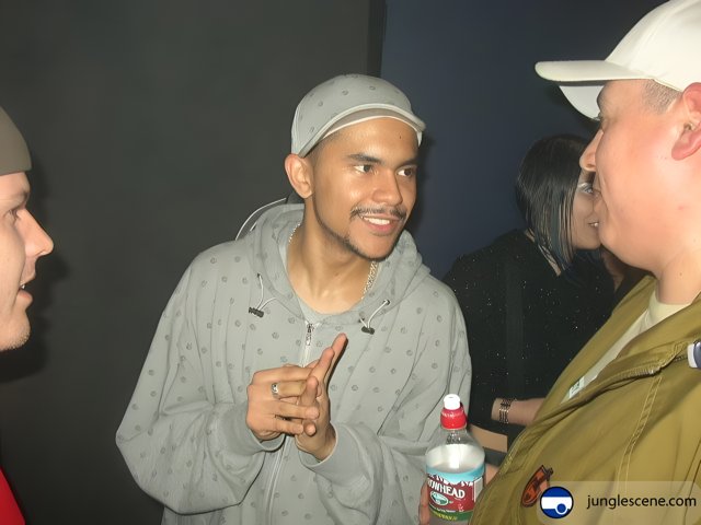 DJ Craze and Craze chatting at the 2002 Bassrush Party