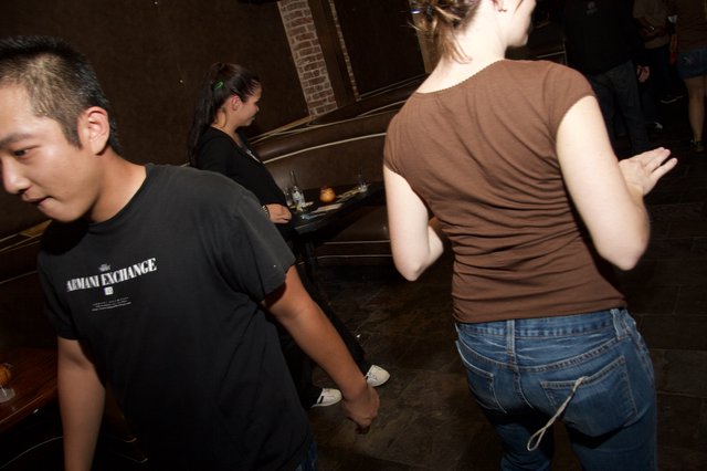 Night Out Dancing at a Dimly Lit Club