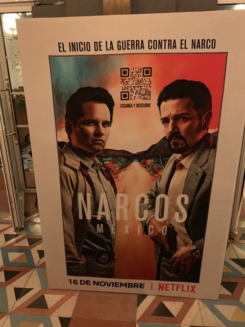 Michael Peña Models Narcoos Mexico Poster