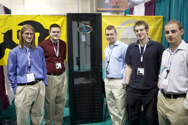 Group of Men at Super Computing Conference