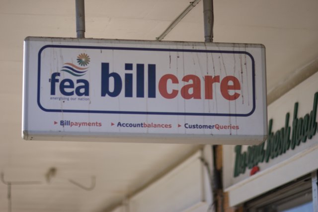 FEA Bill Care Sign on Building