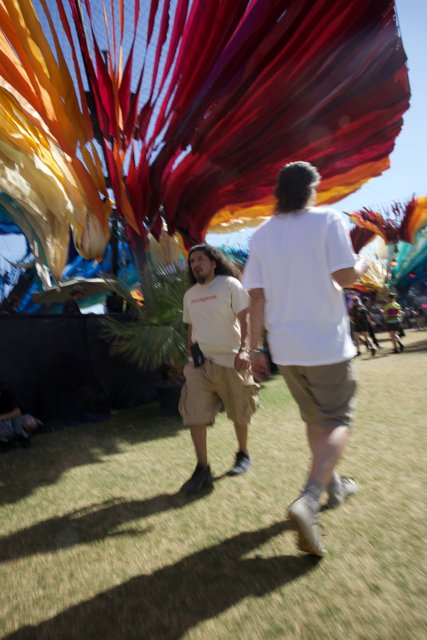 Dynamic Colors and Movements at Coachella 2024