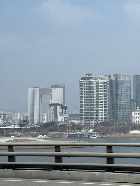 The Metropolitan Artistry: Seoul's Skyline from the Bridge