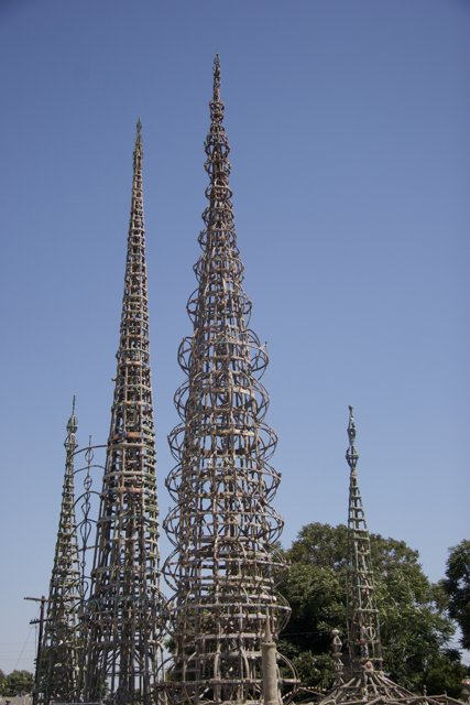 Spire and Towers in the Sky