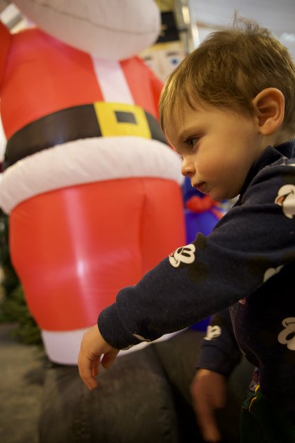 Wesley's Inflatable Santa Adventure in 2023
