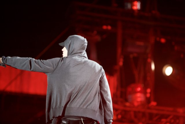 Eminem lights up the O2 Arena in London