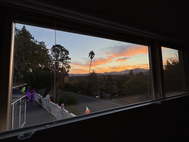 October Sunrise from the Window