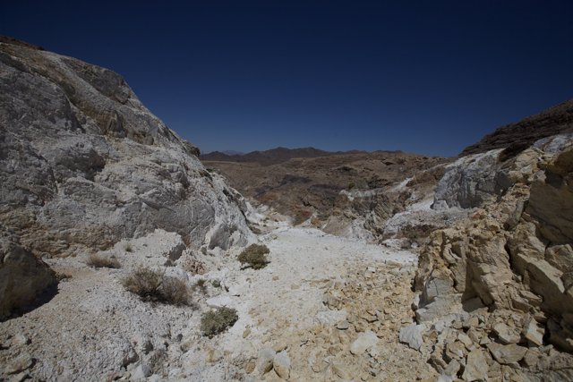 Narrow Trail in the Desert