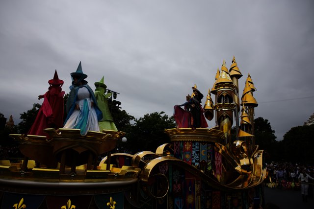 Magical Castle Float in Disneyland Parade