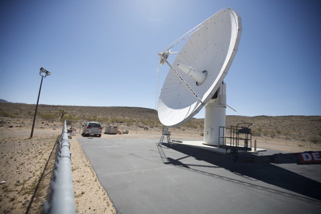 Space Listening Station in the Desert