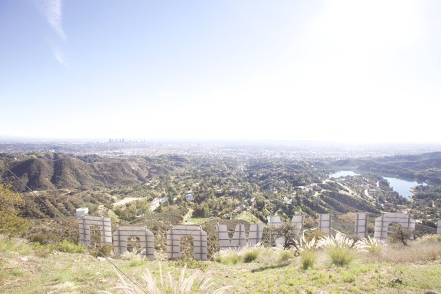 Hollywood Sign from Griffith Hill