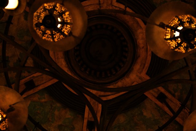 Illuminated Chandelier Ceiling
