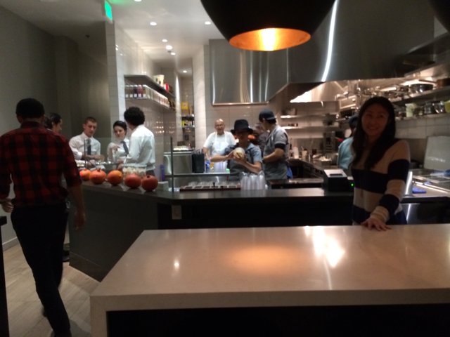 Busy Kitchen at a Restaurant in LA