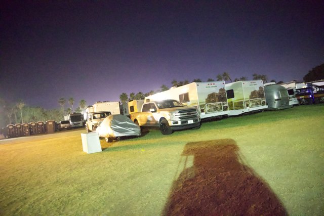 Nighttime Convoy at Coachella 2024