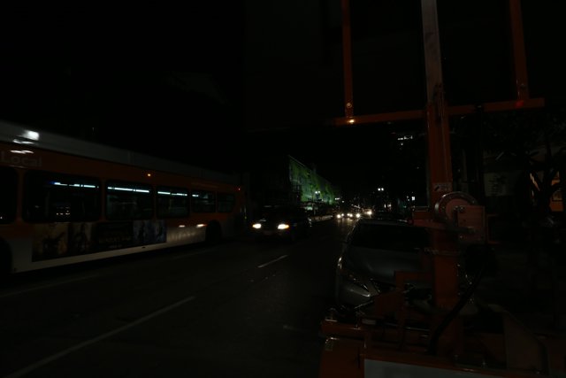 Nighttime Bus Ride