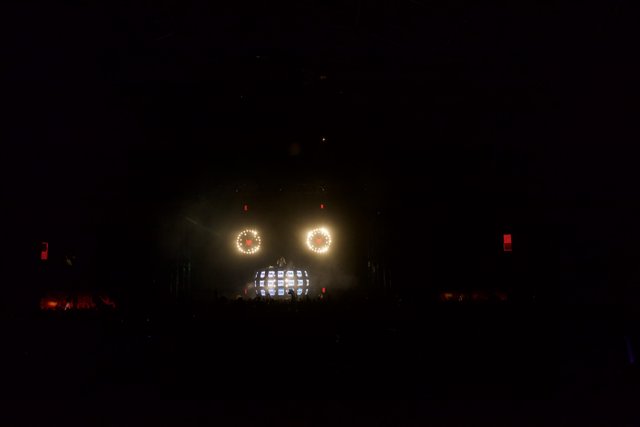Smoke and Light Show on the Coachella Stage