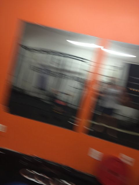 Blurred Reflections at the Terminal Gym