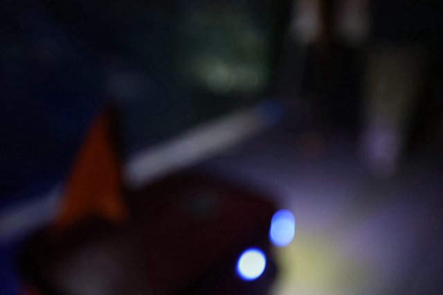 Blue Bokeh Lights at Wobbleland Festival 2026