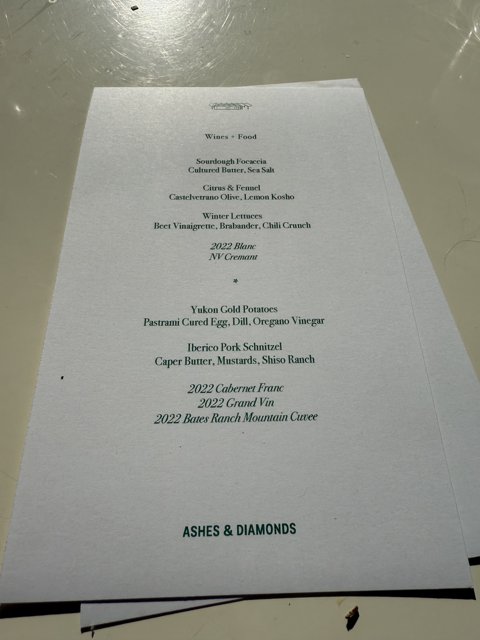 Culinary Elegance in Wine Country