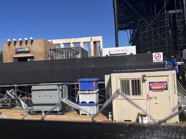 The Big Stage and the Blue Truck