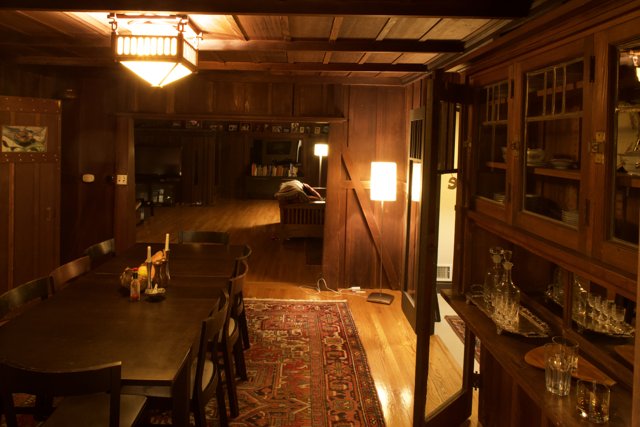 Elegant Hardwood Dining Room