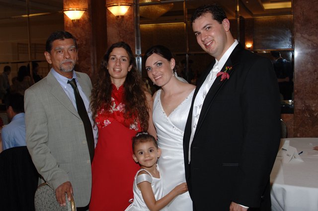 Family Celebrates at an Elegant Wedding Reception
