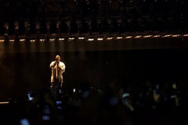 Kanye West Rocks the Stage at Yeezy Season 3 Fashion Show