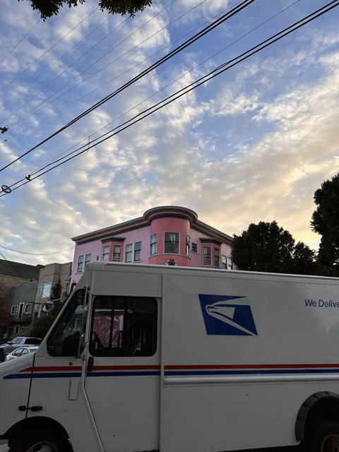 Postal Delivery in the Pink Neighborhood