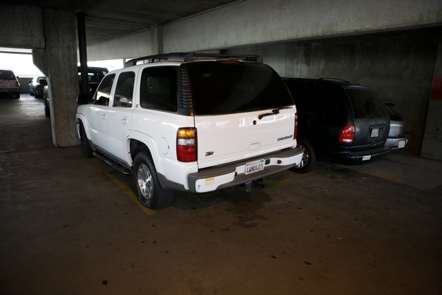 Parked SUV in a Grand Garage