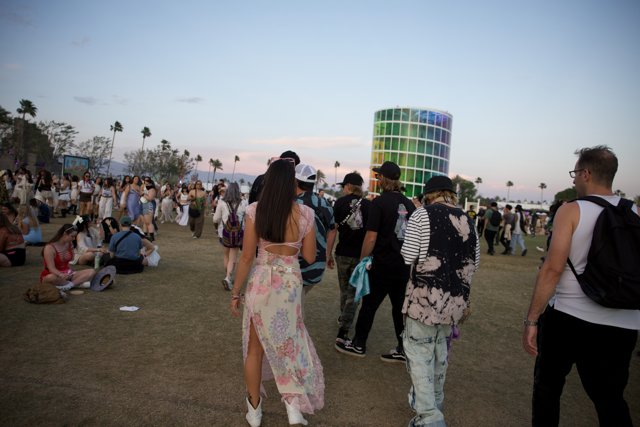 Sunset Strides: A Tapestry of Style at Coachella 2024