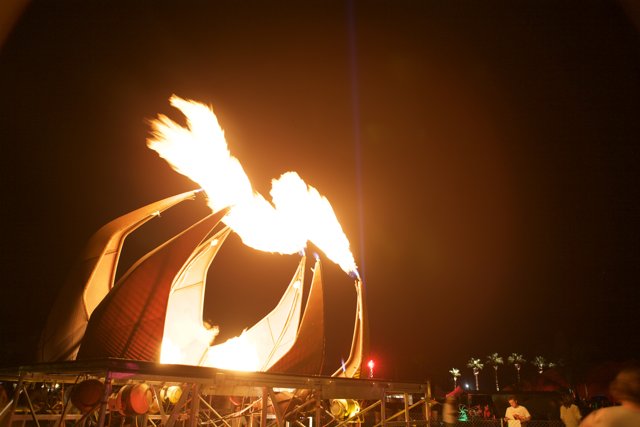Spectacular Bonfire at Coachella