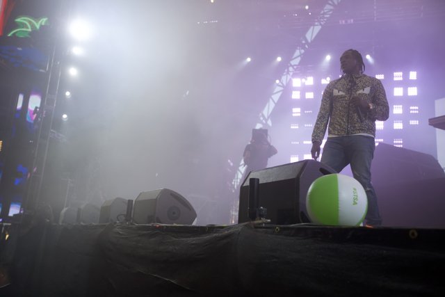 Pusha T Rocks Coachella with Green Ball