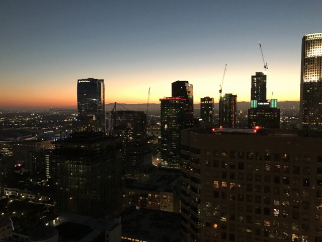 Sunset Over Los Angeles