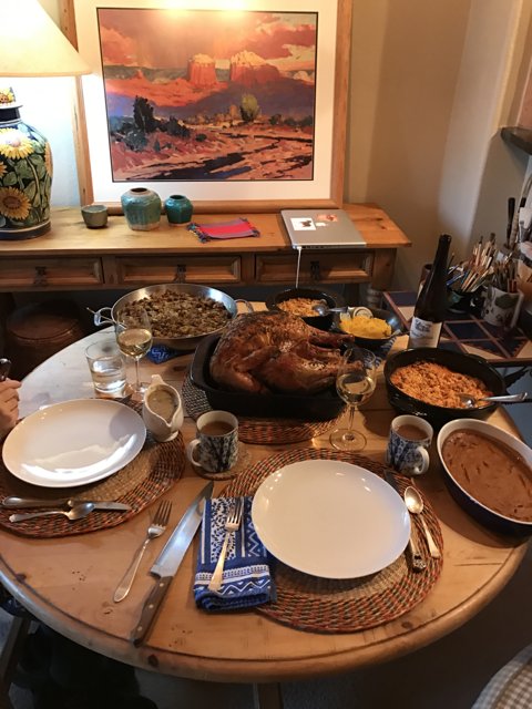 A Thanksgiving Feast with Art